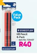 Staedtler HB Pencil 8 Pack Value Pack