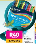 Bostik Crayons Wax Twisters-Per Pack