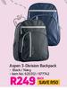 Aspen 3 Division Backpack-Each