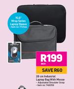 28cm Industrial Laptop Bag With Mouse-Each