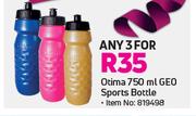 Otima 750ml Geo Sports Bottle-For Any 3