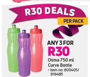 Otima Curve Bottle-For Any 3 x 750ml
