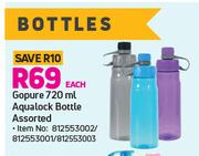 Gopure Aqualock Bottle Assorted-750ml Each