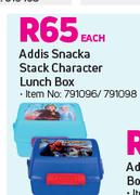 Addis Snacka Stack Character Lunch Box-Each