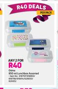 Otima 850ml Lunch Box Assorted-For Any 2
