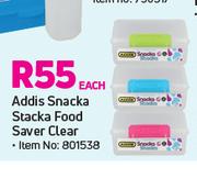 Addis Snacka Stacka Food Saver Clear-Each
