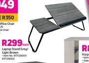Laptop Stand Grey/ Light Brown-Each