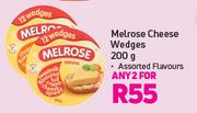 Melrose Cheese Wedges-For Any 2 x 200g