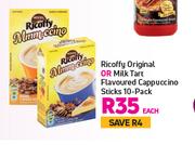 Ricoffy Original Or Milk Tart Flavoured Cappuccino Sticks-10's Each