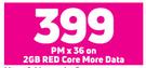 2 x Samsung Galaxy A22 5G Smartphone-On 2GB Red Core More Data + On Promo 65