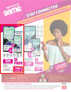 Game Cellular : Stay Connected With Our Unbeatable Cellular Deals (01 April - 05 May 2022), page 1