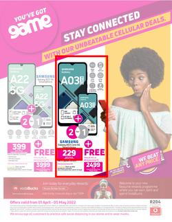 Game Cellular : Stay Connected With Our Unbeatable Cellular Deals (01 April - 05 May 2022), page 1