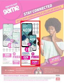 Game Cellular : Stay Connected With Our Unbeatable Cellular Deals (01 April - 05 May 2022), page 1
