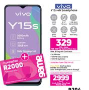 Vivo Y15s 4G Smartphone-On 1GB Red Top Up Core More Data