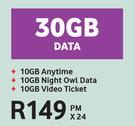 Vodafone Red Hot Dealz-On 30GB Data
