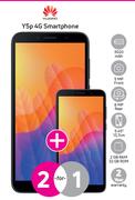 2 x Huawei Y5p 4G Smartphone-On Red Flexi 125 + On Promo 65