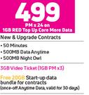 2 x Tecno Camon 17P LTE 4G Smartphone-On 1GB Red Top Up Core More Data + On Promo 65