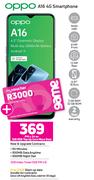 Oppo A16 4G Smartphone-On 1GB Red Top Up Core More Data