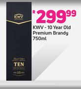 KWV 10 Year Old Premium Brandy-750ml