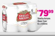 Stella Artois Beer Can-6 x 410ml