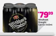 Windhoek Draught Can-6 x 440ml