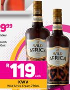 KWV Wild Africa Cream-750ml Each