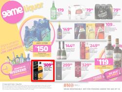 Game Liquor : Stock Up With Our Everyday Low, Low Prices (27 April - 01 May 2022), page 1
