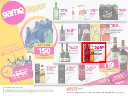 Game Liquor : Stock Up With Our Everyday Low, Low Prices (27 April - 01 May 2022), page 1