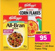 Kellogg's Corn Flakes Or All-Bran Flakes-For Any 2 x 750g