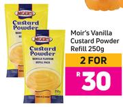 Moir's Vanilla Custard Powder Refill-For 2 x 250g