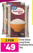 Great Value Long Grain Parboiled Rice-For 2 x 2Kg