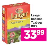 Laager Rooibos Teabags-80's Pack