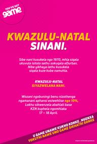 Game KwaZulu-Natal (17 April - 18 April 2022)
