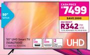 Samsung 50" (127cm) UHD Smart YV 50AU7000