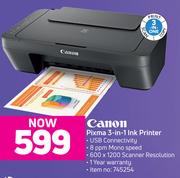 Canon Pixma 3 In 1 Ink Printer