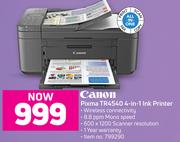 Canon Pixma TR4540 4 In 1 Ink Printer