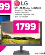 LG 19.5" LED Monitor MK400H