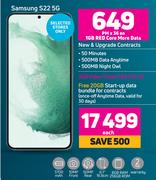 Samsung S22 5G-On 1GB Red Core More Data