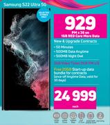Samsung S22 Ultra 5G-On 1GB Red Core More Data
