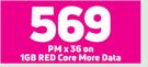 Apple iPhone 12 64GB Smartphone-On 1GB Red Core More Data