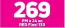 Tecno Spark 7 64GB 4G Smartphone-On Red Flexi 130