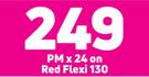 Vivo Y01 4G Smartphone-On Red Flexi 130