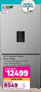 Hisense 463L Bottom Freezer (Silver) Fridge