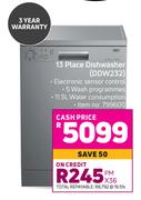 Defy 13 Place Dishwasher DDW232