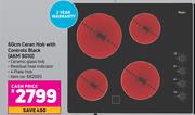 Whirlpool 60cm Ceran Hob With Controls (Black) AKM 9010