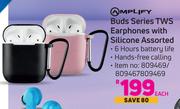Amplify Buds Series TWS Earphones With Silicone Assorted-Each