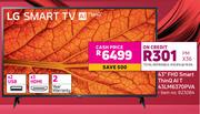 LG 43" FHD Smart ThinQ Al T 43LM6370PVA