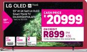 LG 55" A1 4K Self Lit OLED Smart ThinQ TV OLED55A1PVA.AFB