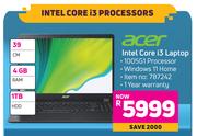 Acer Intel Core i3 Laptop