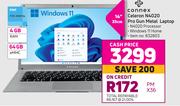 Connex 35cm (14") Celeron N4020 Pro Gun Metal Laptop
